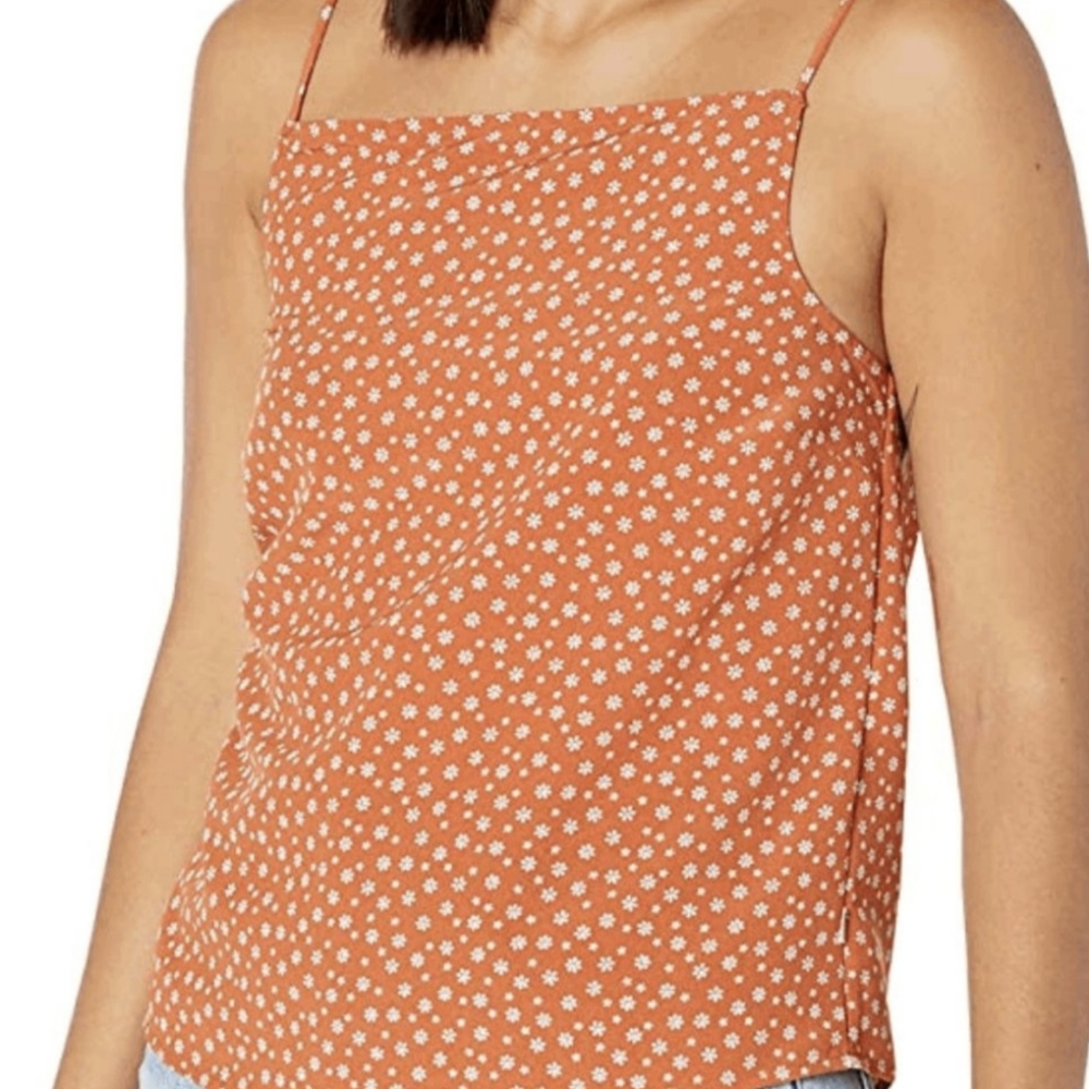 Levi's Orange Floral Camisole Top
